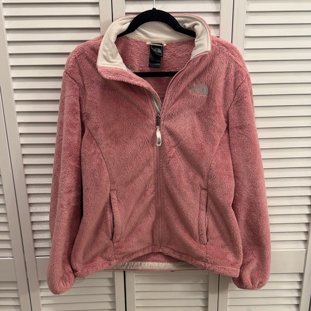 The North Face Women's Soft Pink Teddy Jacket